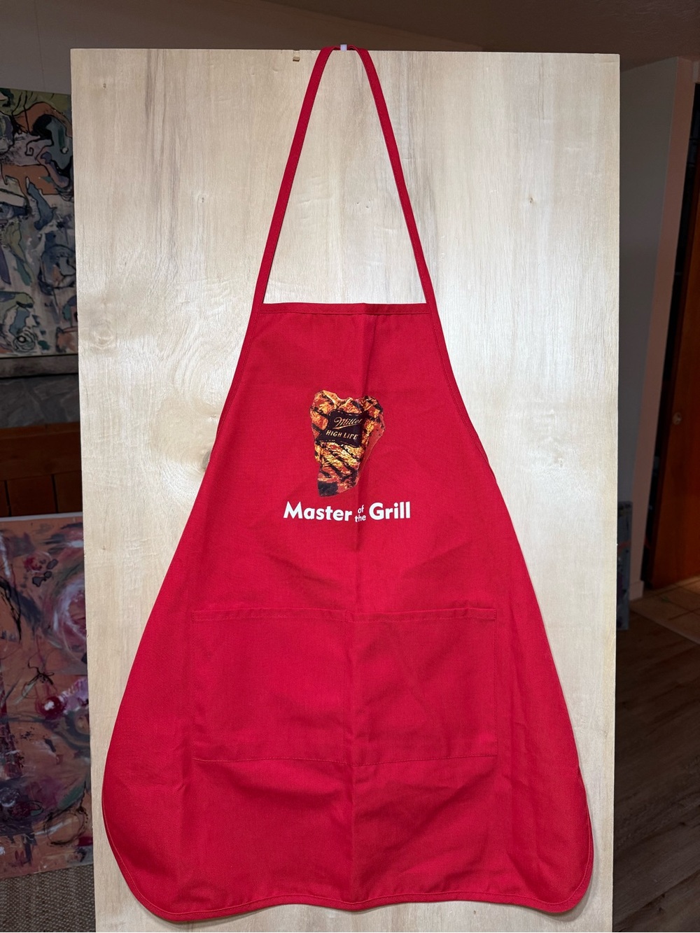 Miller High Life Red 'Master of the Grill' Cooking & Grilling Apron